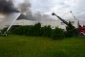 Grossbrand Halle Troisdorf Kriegsdorf Junkersring P117